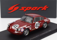 Spark-model Porsche 911 Team Wicky Racing N 42 24h Le Mans 1969 Andre Wicky - Edgar Berney 1:43 Red