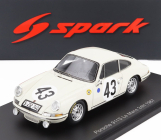 Spark-model Porsche 911s 1991cc Coupe Team J.franc N 43 24h Le Mans 1967 Antony Fischaber - Jacques Dewes 1:43 Bílá