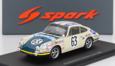 Spark-model Porsche 911s Coupe 1991cc S6 Team M.martin N 63 24h Le Mans 1969 Rene Mazzia - Pierre Mauroy 1:43 Bílá Zelená