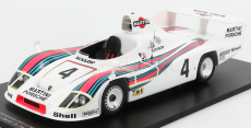 Spark-model Porsche 936/77 2.1l Twin Turbo Team Martini Racing Porsche System N 4 Winner 24h Le Mans 1977 Jacky Ickx - Hurley Hywood - Jurgen Barth 1:18 Bílá Červená Modrá