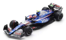 Spark-model Racing bulls F1 Vcarb-01 Team Visa Cash App N 22 Season 2024 Yuki Tsunoda 1:64 Modrá Bílá
