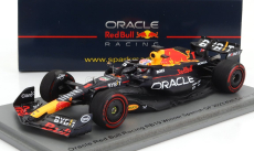 Spark-model Red bull F1  Rb19 Team Oracle Red Bull Racing N 1 World Champion (40th Career Victory) Winner Spain Gp 2023 Max Verstappen 1:43 Matt Blue
