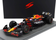 Spark-model Red bull F1  Rb19 Team Oracle Red Bull Racing N 1 World Champion Winner Dutch Gp 2023 Max Verstappen 1:18 Matt Blue