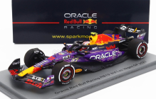 Spark-model Red bull F1  Rb19 Team Oracle Red Bull Racing N 11 3rd Las Vegas Usa Gp 2023 Sergio Perez 1:43 Fialová Žlutá Červená