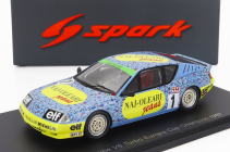 Spark-model Renault Alpine V6 Turbo N 1 Europa Cup Champion 1987 M.sigala 1:43 Světle Modrá Žlutá