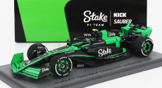 Spark-model Sauber F1  C44 Team Stake Kick N 24 Bahrain Gp 2024 Zhou Guanyu 1:43 Zelená Černá