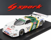Spark-model Spice Se87c 3.3l V8 Team P.a.lombardi N 107 24h Le Mans 1990 Pierre Alain Lombardi - Denis Morin - Ferdinand De Lesseps 1:43 Bílá Zelená