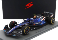 Spark-model Williams F1  Fw45 Team Williams Racing Gulf N 2 Austin Usa Gp 2023 Logan Sargeant 1:18 Blue