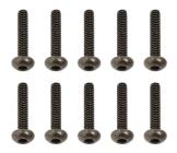 Šrouby, M2x10mm s půlkulatou imbusouvou hlavou