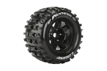 ST-PIONEER SPORT 1/8 1/2 offset 17mm hex Black Rims