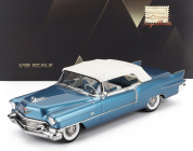 Stamp-models Cadillac Eldorado Biarritz Cabriolet Closed 1956 1:18 Bahama Blue