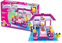 Stavebnice Ausini 24402 Narozeninový domek - kostky rozměrově shodné s Lego