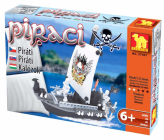 Stavebnice Ausini 27404 Pirátská loď velká - kostky rozměrově shodné s Lego
