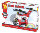 Stavebnice Ausini 92889 Požární vrtulník - kostky rozměrově shodné s Lego