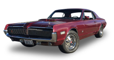 Sun-star Mercury Cougar Xr7g Coupe 1968 1:18 Červená Červa