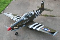 RC letadlo T-6A Texan II 1,6m (Zatahovací podvozek), vojenská