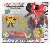 Takara-tomy Takara-tomy Transformers Barithunder & Sideswipe Cm. 12.0 1:64 Červená Černá Žlutá