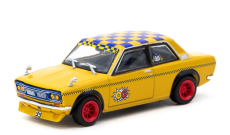Tarmac Datsun 510 N 00 Og Racing 1972 1:64 Žlutá Modrá