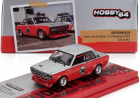 Tarmac Datsun 510 N 74 Racing 2023 1:64 Červená Bílá