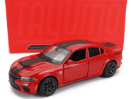 Tayumo Dodge Charger Coupe 2023 1:36 Červená Černá