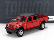 Tayumo Jeep Gladiator Pick-up Truck Rubicon 2020 1:32 Červená Černá