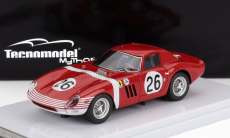 Tecnomodel Ferrari 250 Gto 64 3.0l V12 N 26 Winner 12h Reims 1964 Nino Vaccarella - Pedro Rodriguez 1:43 Červená Bílá