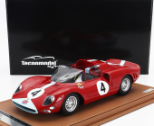 Tecnomodel Ferrari 275 P2 Spider Team Maranello Concessionaries N 4 1000km Nurburgring 1965 Graham Hill - Jackie Stewart 1:18 Red