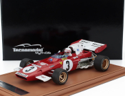 Tecnomodel Ferrari F1   312b2 N 3 Zandvoort Gp (with Pilot Figure) 1971 Clay Regazzoni - Con Vetrina - With Showcase 1:18 Červená Bílá