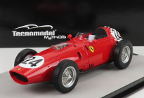 Tecnomodel Ferrari F1  Dino 246/256 Team Scuderia Ferrari N 24 Winner Reims Gp 1959 Tony Brooks 1:18 Red