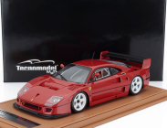 Tecnomodel Ferrari F40 Lm Press Version 1996 - White Rims - Con Vetrina - With Showcase 1:18 Red
