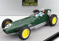 Tecnomodel Lotus F1  16 N 12 Dutch Gp  (with Pilot Figure) 1959 Innes Ireland 1:18 Britská Závodní Zelená Stříbrná