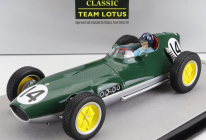 Tecnomodel Lotus F1  16 N 14 Dutch Gp  (with Pilot Figure) 1959 Graham Hill 1:18 Britská Závodní Zelená Stříbrná