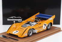 Tecnomodel Mclaren M8d Can-am N 7 Winner Road America 1970 Peter Gethin - Con Vetrina - With Showcase 1:18 Orange