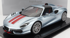 Tecnomodel Touring Superleggera Arese Rh95 (chassis And Engine F-12) 2021 1:18 Silver Red