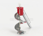 Tiny toys Accessories Traditional Slide Photo Stand 1:64 Silver Red