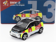 Tiny toys BMW I3 London Fire Engine Brigade Department (b39) 2014 1:64 Černá Bílá Červená Žlutá