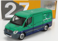 Tiny toys Mercedes benz Sprinter Van Transporter Post Office 2018 1:76 Zelená Modrá