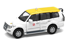Tiny toys Mitsubishi Pajero Emsd 2015 1:64 Bílá Žlutá