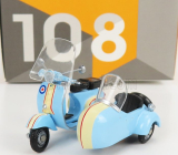 Tiny toys Scooter Sidecar 1:35 Světle Modrá Bílá