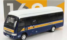 Tiny toys Toyota Coaster B59 Autobus 2010 1:76 Modrá Žlutá Bílá