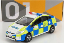 Tiny toys Toyota Prius Police 2009 1:64 Bílá Modrá Žlutá