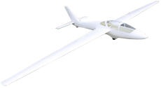 RC letadlo Tomahawk Fox 3.5m FRP ARF, bílá