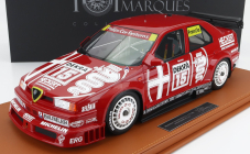Topmarques Alfa romeo 155 V6 Ti N 15 Dtm Season 1993 Giorgio Francia - Con Vetrina - With Showcase 1:12 Červená Bílá