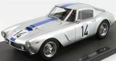 Topmarques Ferrari 250gt Swb 3.0l V12 Team Noblet N 14 3rd 24h Le Mans 1961 P.noblet - J.guichet 1:12 Stříbrná Modrá