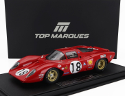 Topmarques Ferrari 312p 3.0l V12 Coupe Team Sefac N 18 24h Le Mans 1969 Pedro Rodriguez – David Piper 1:18 Red