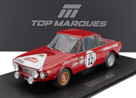 Topmarques Lancia Fulvia Hf 1600 Coupe (night Version) N 12 2nd Rally Sanremo 1972 Sergio Barbasio - Piero Sodano - Con Vetrina - With Showcase 1:12 Červená Bílá
