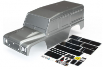 Traxxas karosérie Land Rover Defender stříbrná: TRX-4
