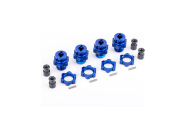 Traxxas náboj kola 17mm drážkovaný hliníkový modrý (4) (pro #9080)