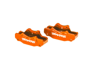 Traxxas třmen přední brzdy hliníkový oranžový (pár)