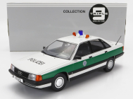 Triple9 Audi 100 (c3) Polizei 1989 1:18 Bílá Zelená